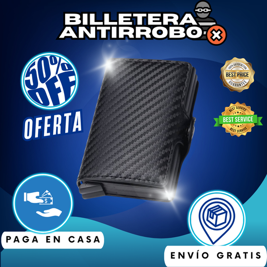 Billetera RFID Doble Anti Clonación